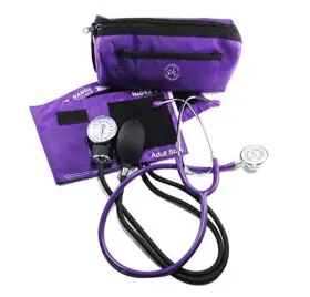 Emi-305-purple Elite Medical Instruments Emi #305 Purple Aneroid Sphygmomanometer Blood Pressure Monitor With
