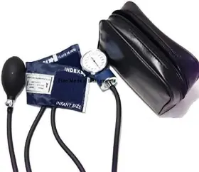 Elite Medical Instruments Emi 859443003303 Infant Sized Aneroid Sphygmomanometer Blood Pressure Monitor Set With Bul