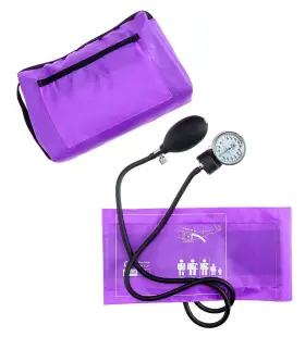 Bd16576 Elite Medical Instruments Emi Purple Deluxe Professional Aneroid Sphygmomanometer Manual Blood Pressure #2
