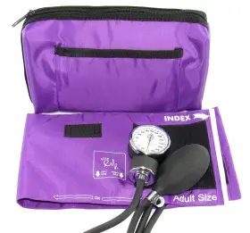 Bd16576 Elite Medical Instruments Emi Purple Deluxe Professional Aneroid Sphygmomanometer Manual Blood Pressure