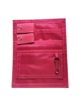 Emi-01-104 Elite Medical Instruments Emi Nylon 5 Pocket Nurse Scrub Organizer - Pink Eao-314-p