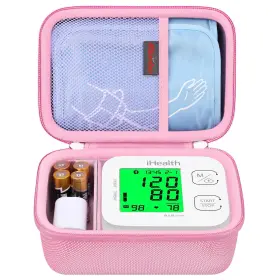 Y02ff Elonbo Carrying Case For Ihealth Track Smart Upper Arm Blood Pressure Monitor Wirel