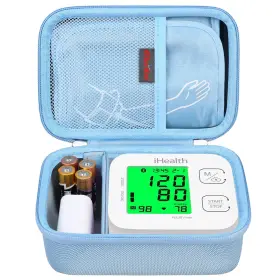 Y02ll Elonbo Carrying Case For Ihealth Track Smart Upper Arm Blood Pressure Monitor Wirel