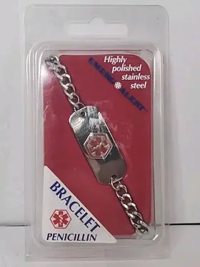 Eaa90502 Emerge-alert Penicillin Allergy Bracelet 1 Count