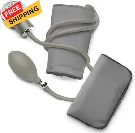 Ems Xtrm 810088743368 Sphygmomanometer Manual Blood Pressure Cuff - Durable Gray