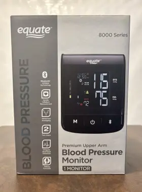 Equate 681131362283 8000 Series Premium Blood Pressure Monitor Brand New Sealed Box