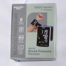 6500 Equate 811310408462 Wrist Blood Pressure Monitor Series Wireless New