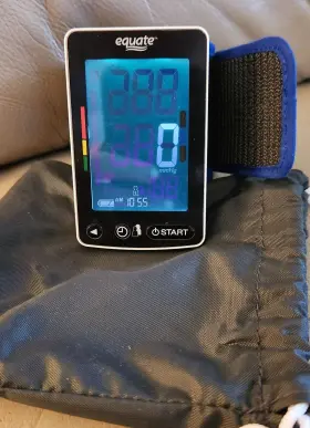 Bp-6500 Equate Wrist Blood Pressure Monitor With Bluetooth