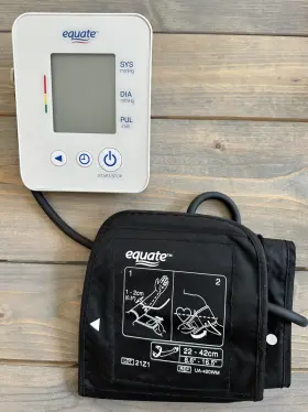 Ua-4000wm Equate Digital Blood Pressure Monitor Arm Cuff Battery Operated Pouch