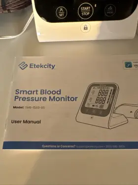Tmb-1583-bs Etekcity Smart Blood Pressure Monitor Model No Box Lightly Used #2