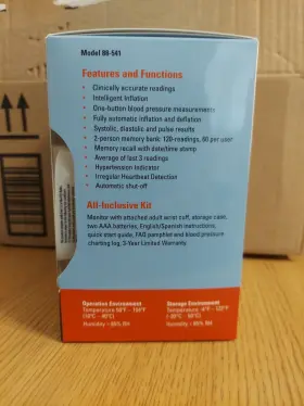 88-541 Exchange Select Exhange Wrist Blood Pressure Monitor With Intelligent Inflation. Used #2