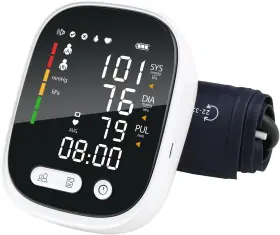 K-a120 Fdcdrw Upper Arm Blood Pressure Monitor Accurate Readings Dual User Record Large Bac