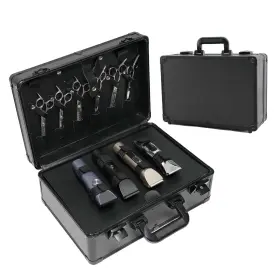 Feila Beauty 768795265447 Barber Case Professional Aluminum Hard Hair Kit Tool Box With Shell Anti