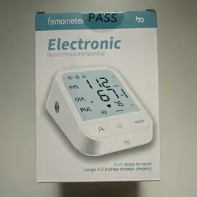 Femometer 810115230434 Blood Pressure Automatic Monitor With Large 4.3 Inch Lcd