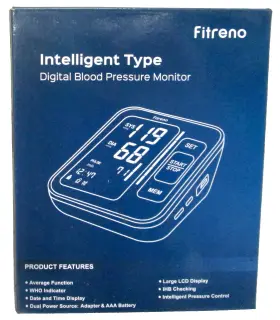 B08fqy4b1k Fitreno Intelligent Type Automatic Digital Blood Pressure Monitor