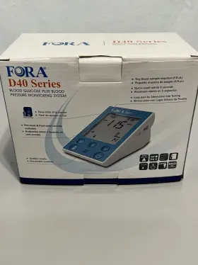 Fora 816042013263 Bluetooth Blood Pressure And Glucose Monitoring Kit New