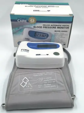 06400 Fore Care Automatic Digital Blood Pressure Monitor Model 6400 With Box