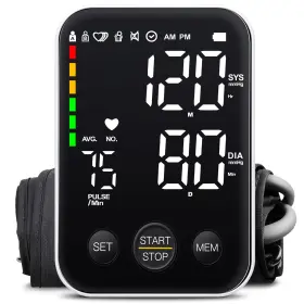 Fotosy 755560839750 Blood Pressure Monitor Machine For Home Use Upper Arm Adjustab