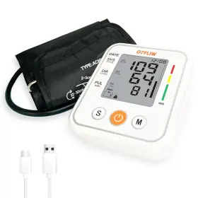G7fliw Kwl-b01l Rechargeable Blood Pressure Monitor Upper Arm Voice Broadcast 2x120 Memory Cuff