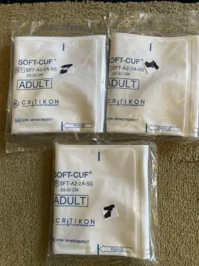 Sft-a2-2a-5s Ge Critikon Soft-cuf Blood Pressure Cuff With 2-tube Dinaclick Connector 23-33cm