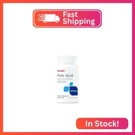 Gnc 253413 Folic Acid 1000mcg Supports Healthy Fetal Development Required For Proper
