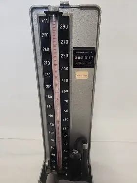 2667-1168 Grafco-deluxe Vintage Sphygmomanometer Blood Pressure Tester Needs Cuff And Rubber #3
