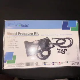 100-040p Graham Lumiscope Professional Blood Pressure And Stethoscope Kit Pink 100-040
