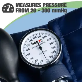 Graham-field 050948037095 Labtron Manual Monitor Blue Adult Cuff Labstar Deluxe Aneroid Sphygmomanometer #2