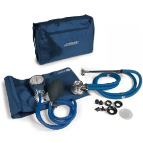 100-040db Graham-field Lumiscope Professional Blood Pressure Kit - Stethoscope Manual Bp Dark Blue