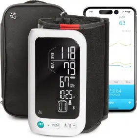0639 Greater Goods Bluetooth Blood Pressure Monitor With Automatic Upper Arm Large