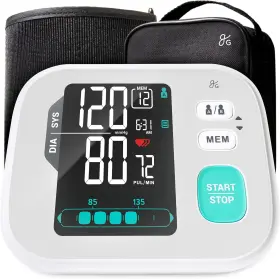 Greater Goods 313046512506 Premium Blood Pressure Monitor Upper Arm With Large Backlit Lcd