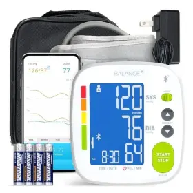 Greater Goods 691060376428 Bluetooth Blood Pressure Monitor Bpm Upper Arm 8.7 Inch -15.7 Cuff