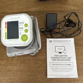 Greater Goods 744110449686 Blood Pressure Monitor Cuff Kit By Balance Digital Bp Meter Case #2