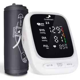 Aes-u522 Greetmed Blood Pressure Monitor Upper Arm Automatic Talking Cuff Recha