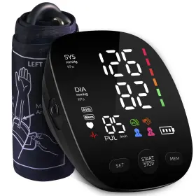 Kt111 Greetmed Blood Pressure Monitor Automatic Upper Arm Cuff 9 Inch -21 Adjusta