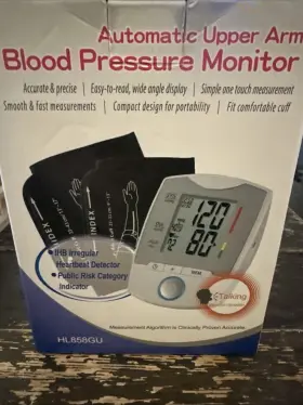 Hl858gu Gu Automatic Upper Arm Blood Pressure Monitor #3