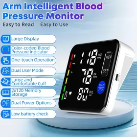 Guaever 707630464539 Blood Pressure Monitor Upper Arm Monitors For Home Use Large L #2