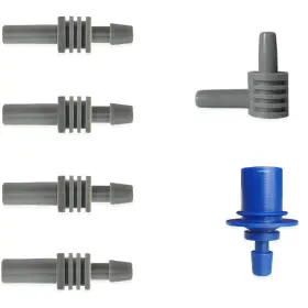 Guaever 707630464683 Replacement Blood Pressure Cuff Connectors Adapter 6 Types Cuf