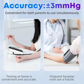 Bp351a Guaever Blood Pressure Monitor Upper Arm Monitors For Home Use Large #3