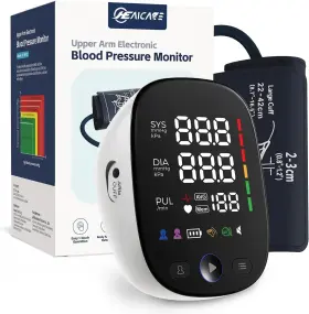 8.5ftft-16 Healcare 768362332961 Upper Arm Electronic Blood Pressure Monitor Adjustable Wide Range Cuff