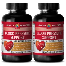 Health Solution 601133633952 Cardiovascular Capsules - Blood Pressure Complex Vitamin B-12 5000 2b
