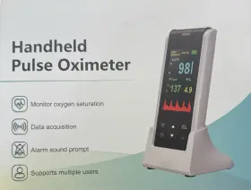 Jks50f Health Tree Medical Tecnology Handheld Pulse Oximeter Rechargeable Overnight Ox