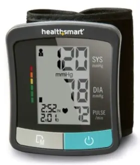 04-810-001 Healthsmart Wrist Blood Pressure Monitor 2-user Memory 120 Readings New