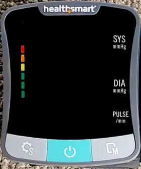 04-820-001 Healthsmart Digital Blood Pressure Wrist Monitor Tested Case