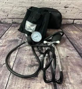 Healthsmart 096295121247 Manual Self Taking Blood Pressure Monitor Kit With Stethoscope 1 Ct