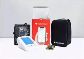 Uam-905hh Hello Heart New In Box Digital Blood Pressure Monitor Standard Cuff