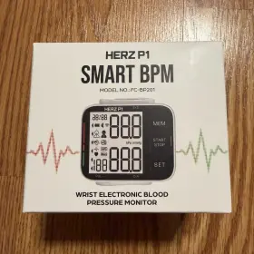 Herz P1 Fc-bp201 Smart Bpm Wireless Wrist Blood Pressure Monitor Lcd