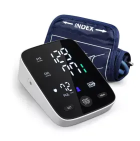 Hom 897135521083 Digital Blood Pressure Monitor - With Large Led Screen Double Memory Function