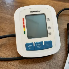 Bpa-800-wt Homedics Upper Arm 300 Series Blood Pressure Monitor Easy One-touch Operation #2