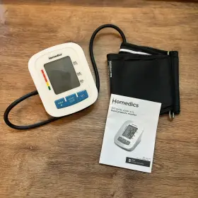 Bpa-800-wt Homedics Upper Arm 300 Series Blood Pressure Monitor Easy One-touch Operation